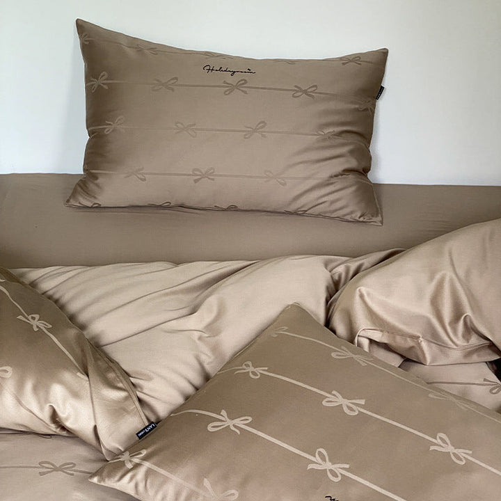 Long-Staple Cotton Bed Four-Piece Set – Modern Simplicity