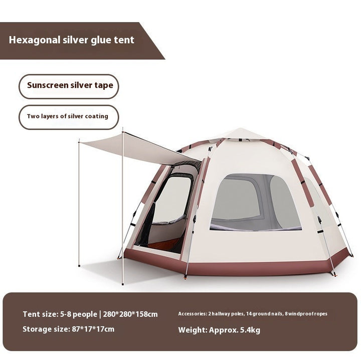 Outdoor Camping Hexagonal Tent