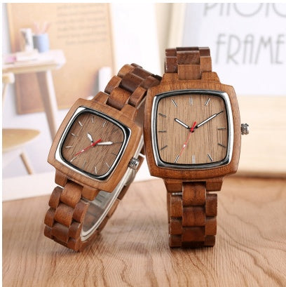 Chic Bamboo Watch for Couples