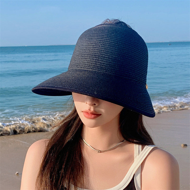 Sun Protection Visor Hat Women's Sun-proof Straw Hat