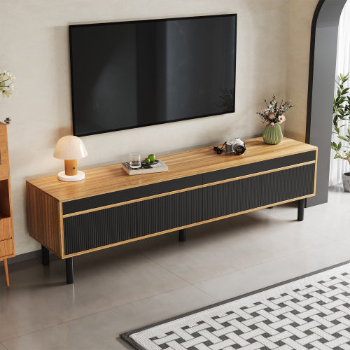 Sleek living cabinet.