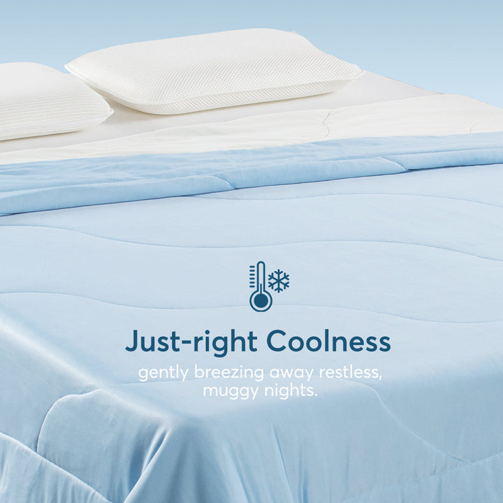 Kasentex All Season Ultra Soft Cooling Blanket Comforter, Hypoallergenic and Breathable, Room Decor, Graduation Gifts