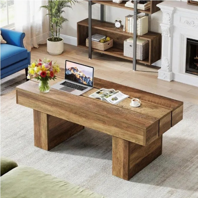 unique slated table.