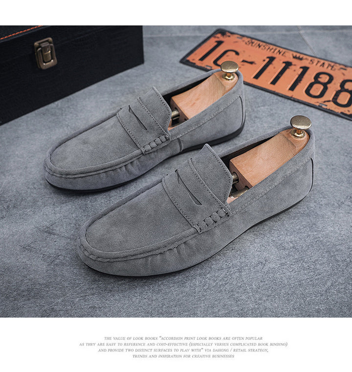 Men's Casual Flat Leather Shoes