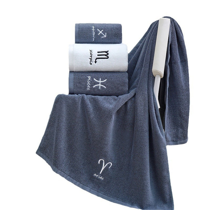 Cotton Zodiak Towels.