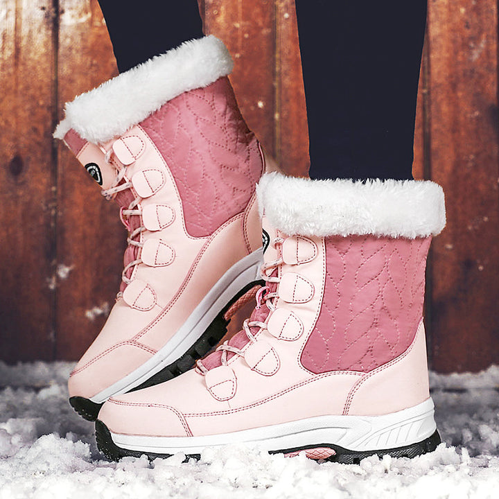 Velvet Snow Boots