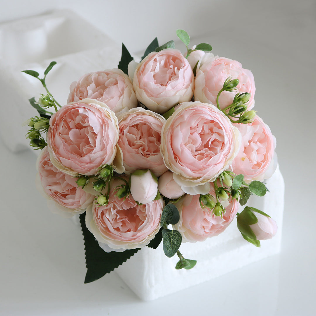 Simulation 5 Small Peony Wedding Home Artificial Flower Ornamental Flower
