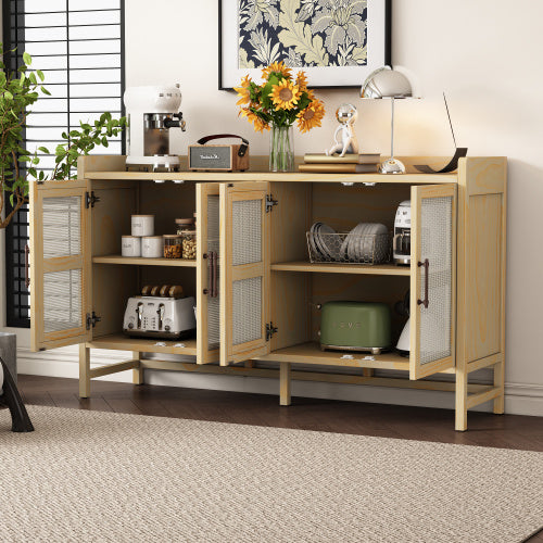 Cane Side Cabinet.