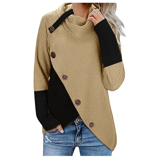 autumn button sweater