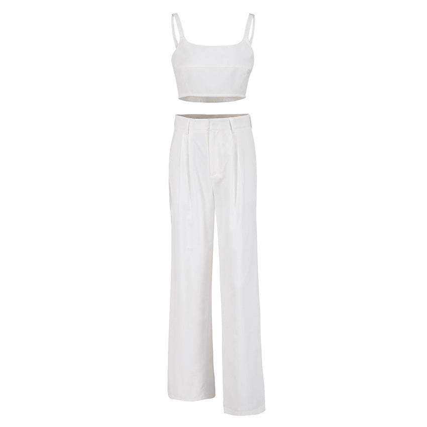 Cotton Wide Leg Pants