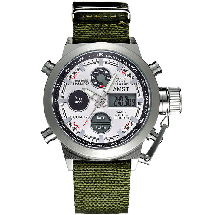 Outdoor watch sports led waterproof clock