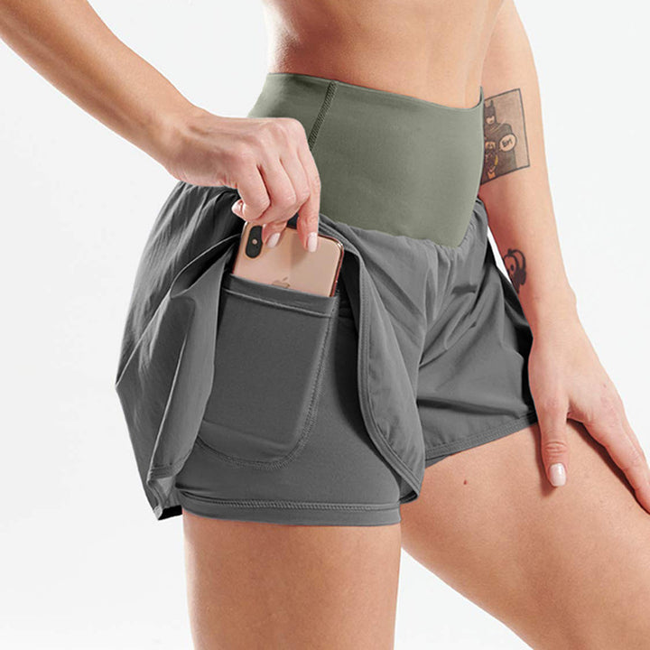 Women's Fitness Quick Drying Casual Sports Anti Glare Shorts