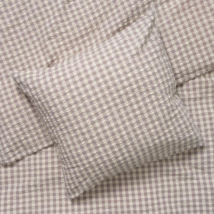 JUNA Bæk&Bølge Duvet Cover Set, Queen, Grey/Birch