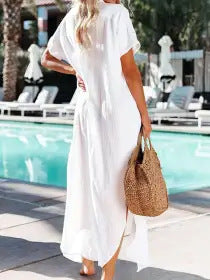 Women's Solid Color Casual Versatile Dress