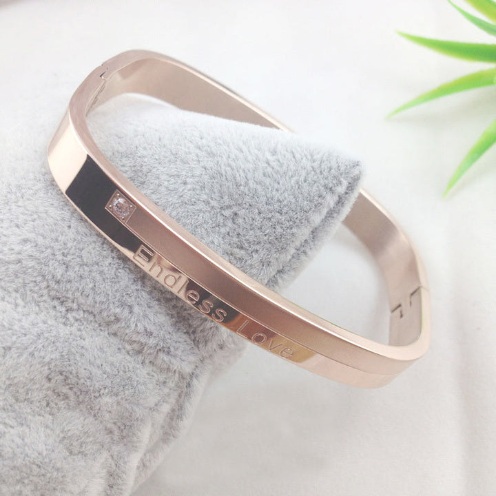Matching Couple Titanium Steel Bracelets