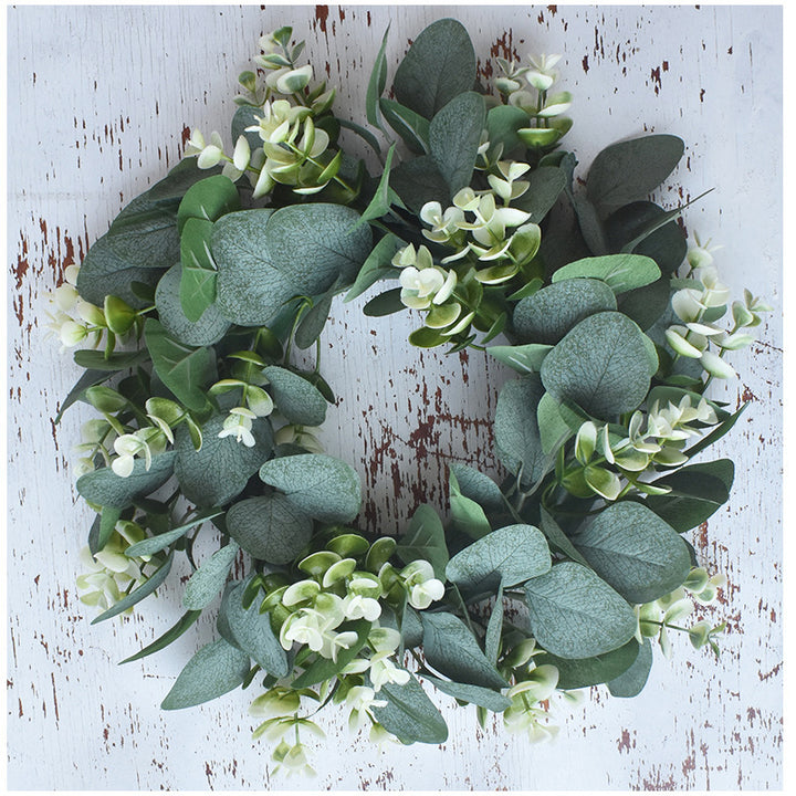 Small Size Rural Money Leaf Eucalyptus Loop Pendant Simulation Garland