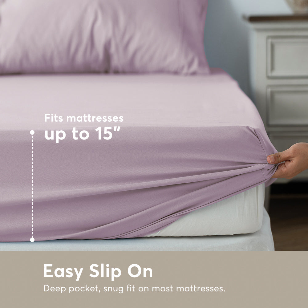 Kasentex Duvet Cover Bedding Set with Duvet Cover, Pillowcase, Fitted Sheet, Hypoallergenic and Breathable, Room Decor, Graduation Gifts