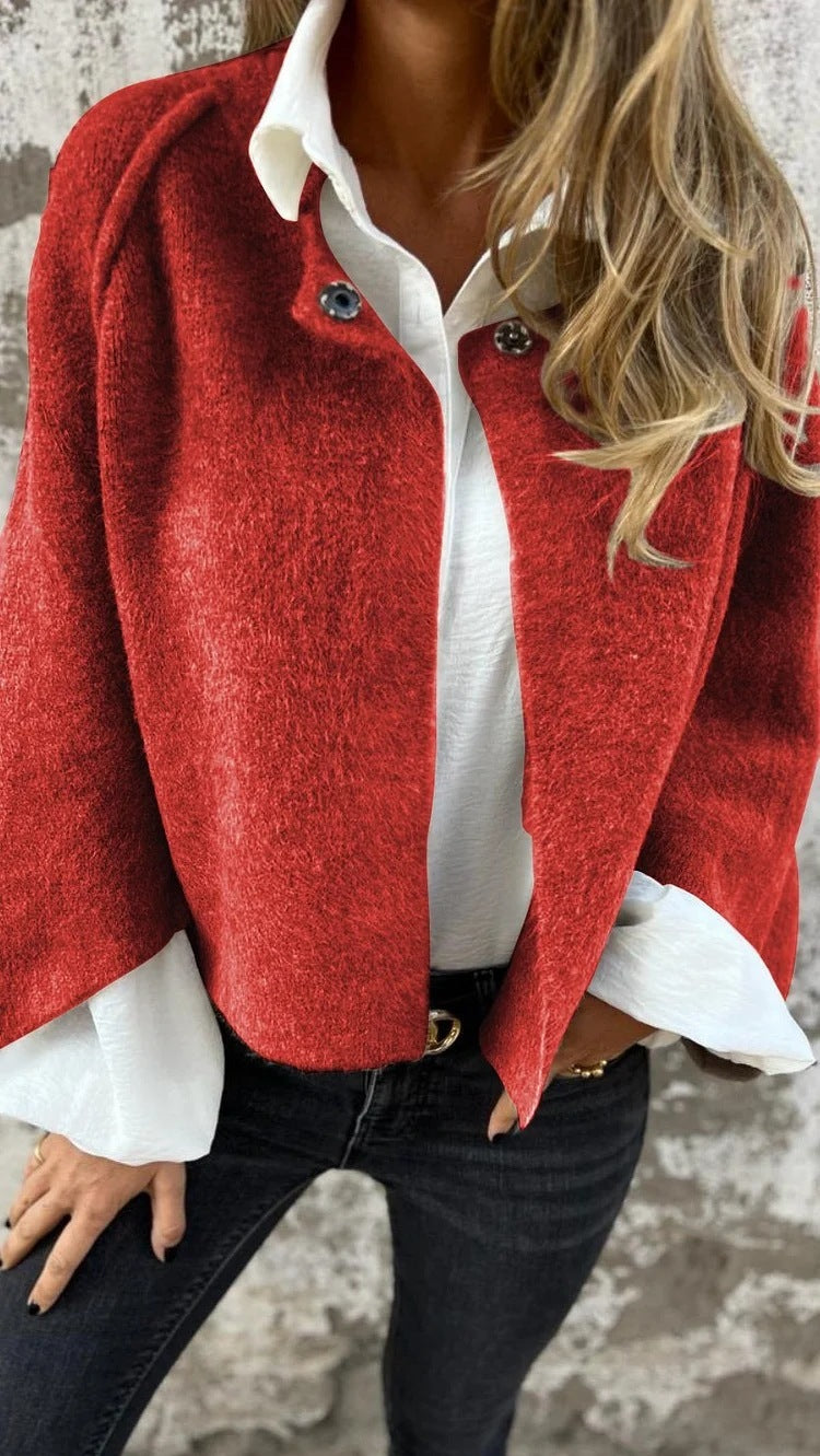 Cashmere Sleeve Cardigan.