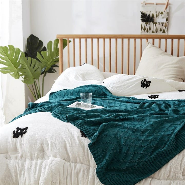 Cotton Blanket Sofa Towel Quilt Summer