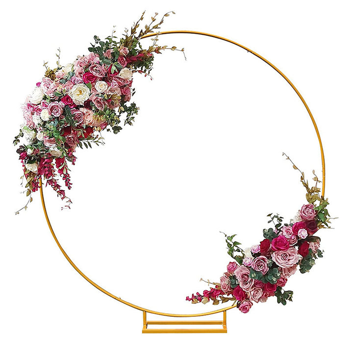 Wedding Props Wrought Iron Circle Ring Wedding Background Party Decoration