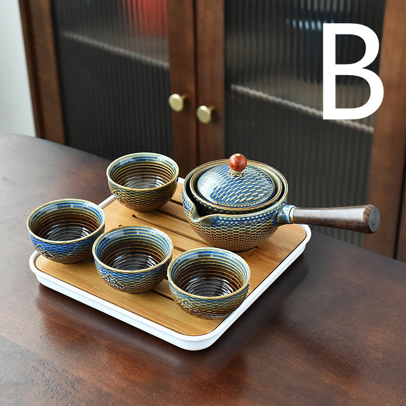Lazy Kung Fu Tea Set Creative Automatic Rotating Tea Making Artifact
