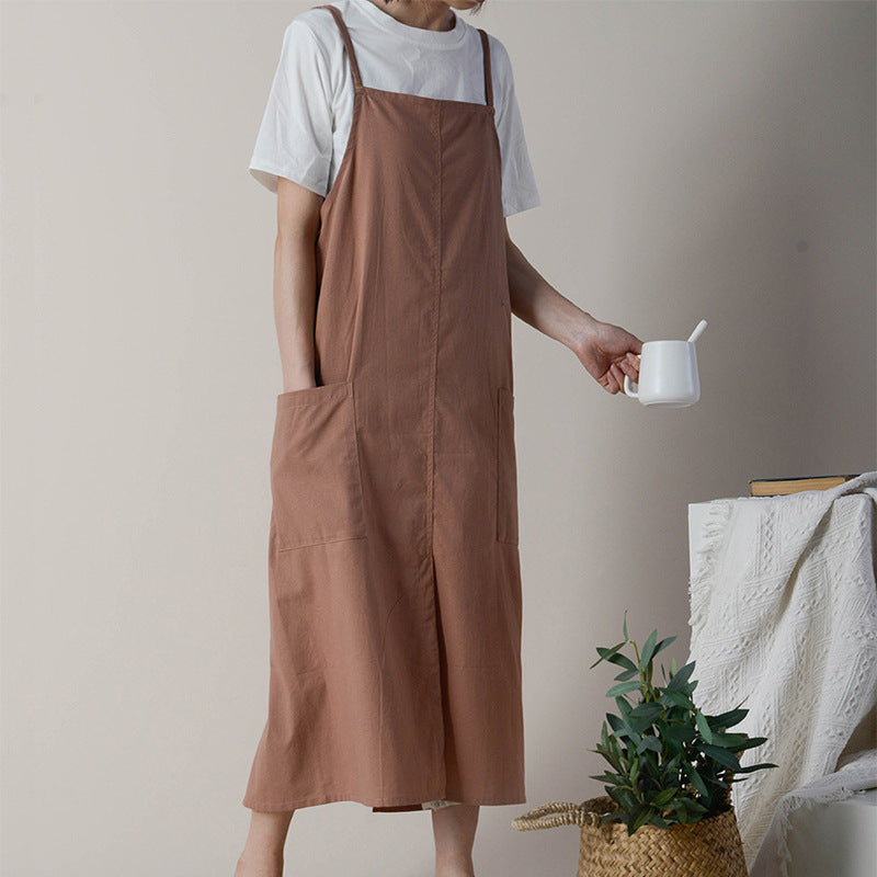 Kitchen Nordic Style Coverall Apron