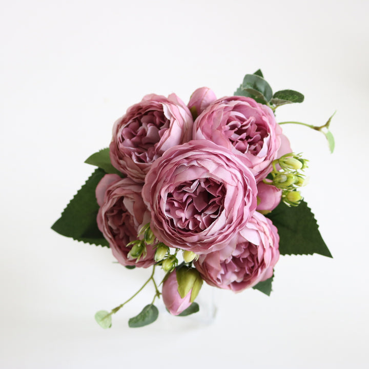 Simulation 5 Small Peony Wedding Home Artificial Flower Ornamental Flower