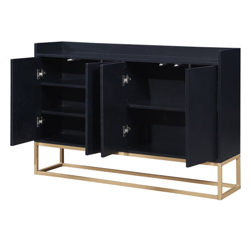 Black Buffet Cabinet.