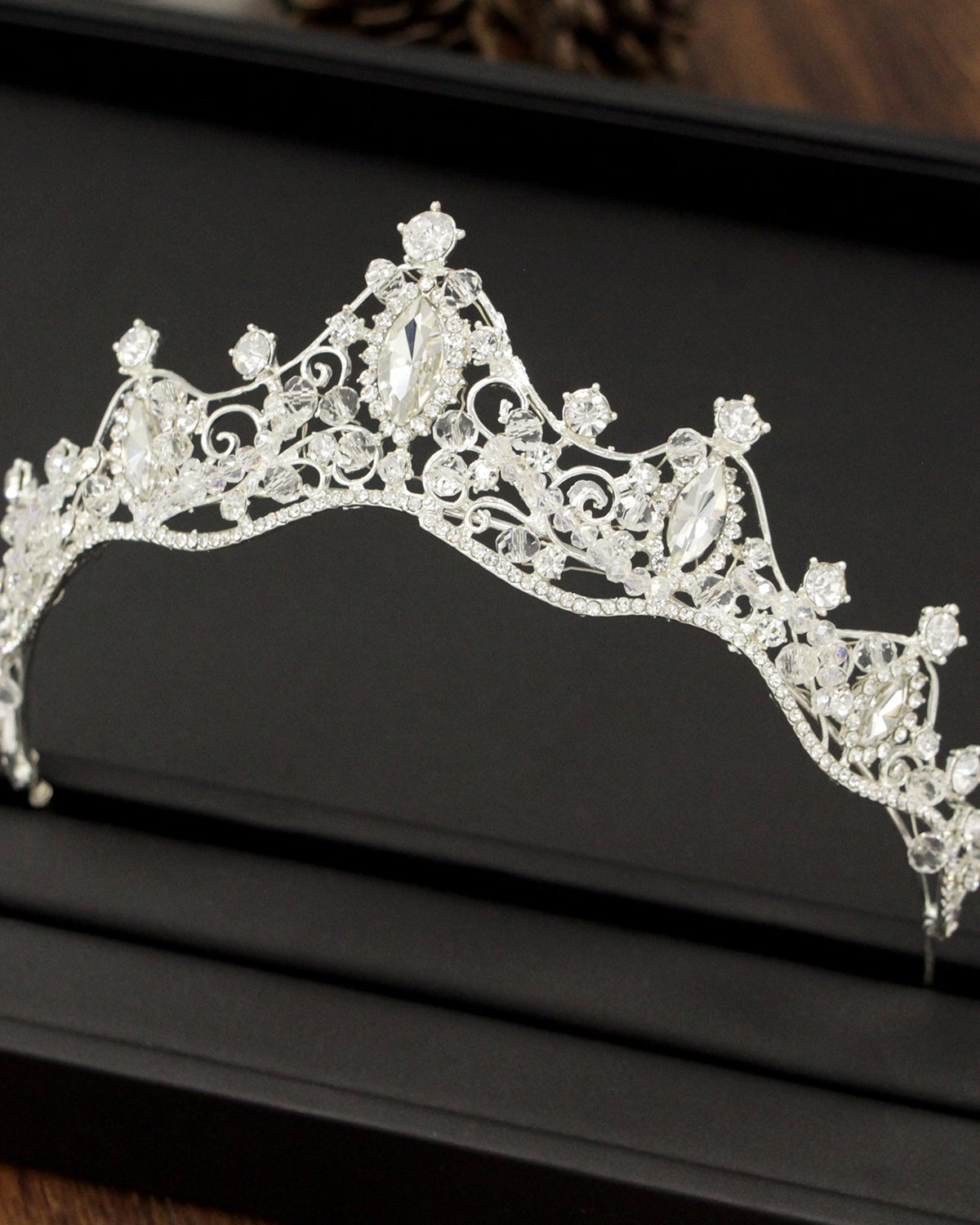 Korean Wedding Handmade Beaded Headdress Wedding Wedding Accessories Crown Hoop Bride Accessories