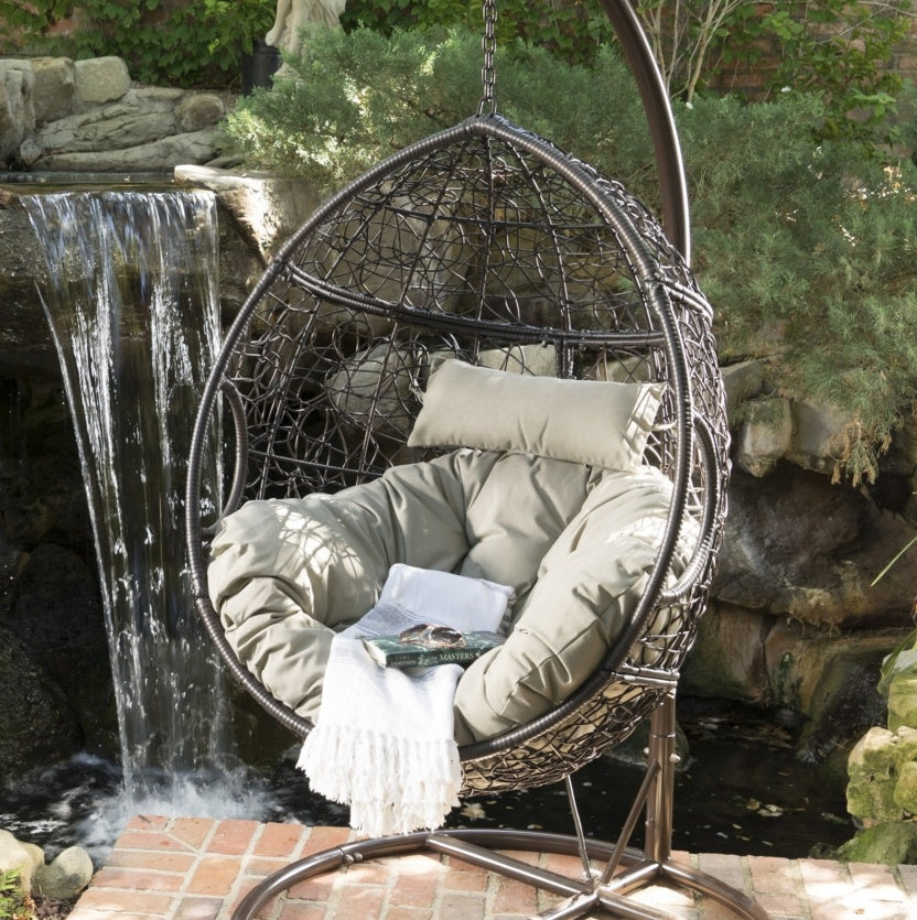 KYLIE HANGING BASKET-BROWN  Only Basket ,NOT Include A Hanging Stand