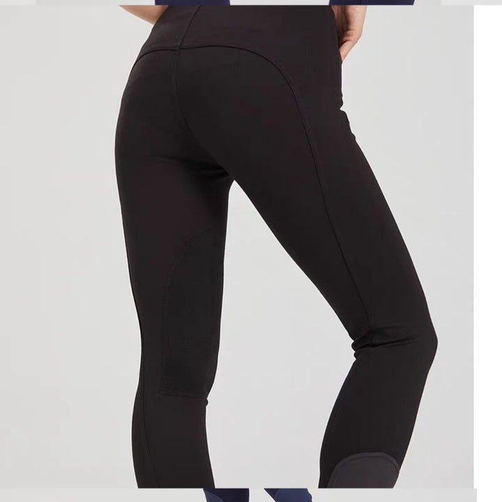 Equestrian Half Leather Wear-resistant Non-slip Pants