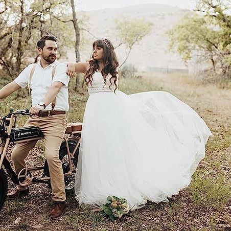 Lace Light See-through Wedding Dress