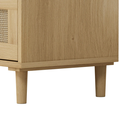 chic rattan cabinet.