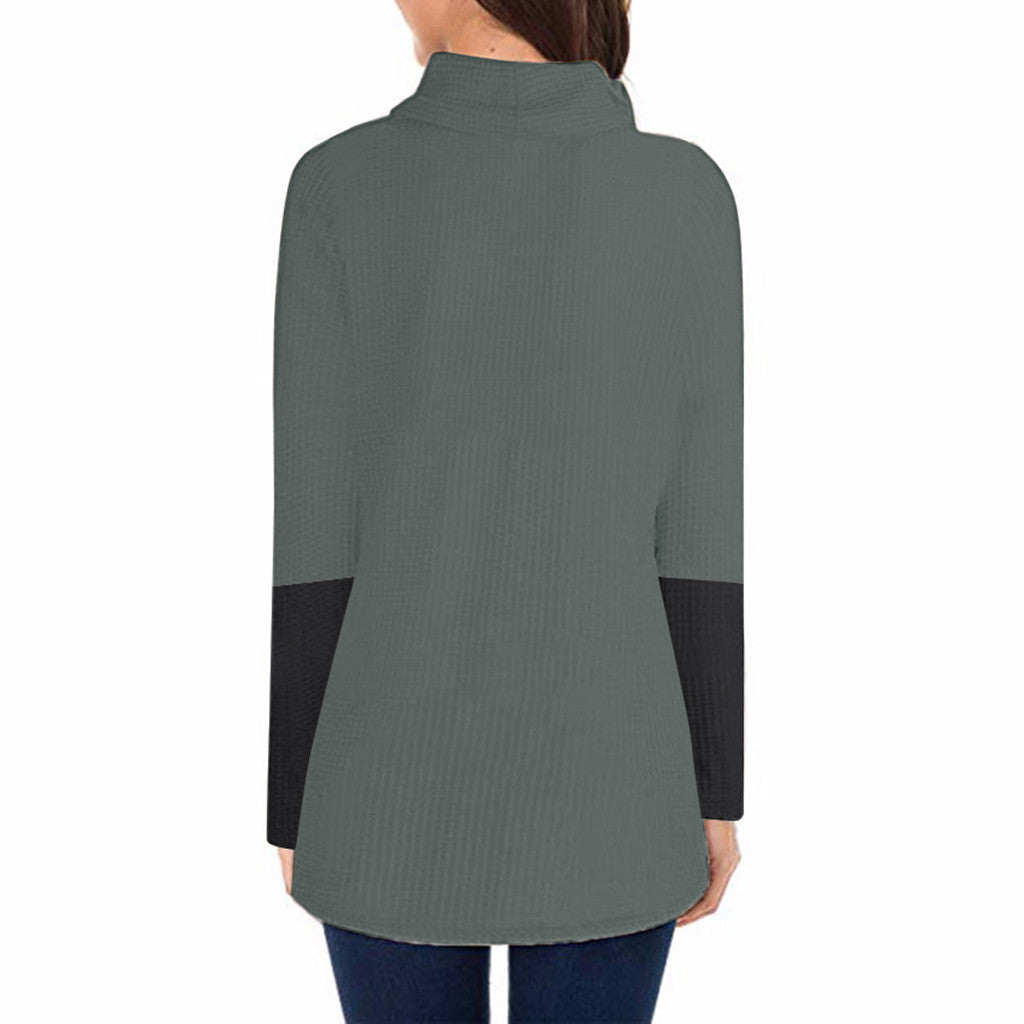 autumn button sweater
