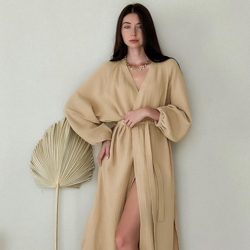 Fashionable And Comfortable Skin-friendly Thin Nightdress Long Skirt