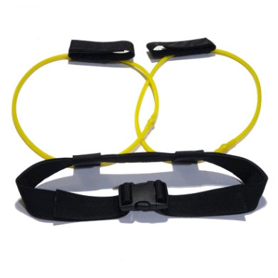 Fitness Women Booty Resistance Bands with Adjustable Waist Belt &amp; Pedal Exerciser
