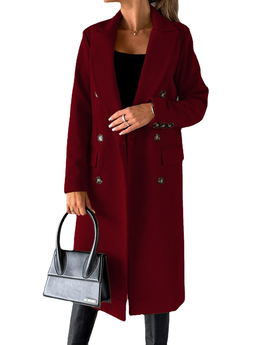 Lapel Long Coat