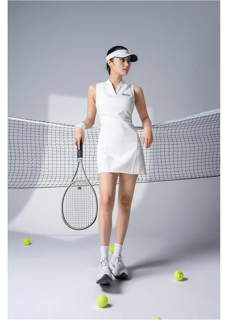 Tennis Skirt Sports Dress Badminton Golf American Leisure Polo Dress