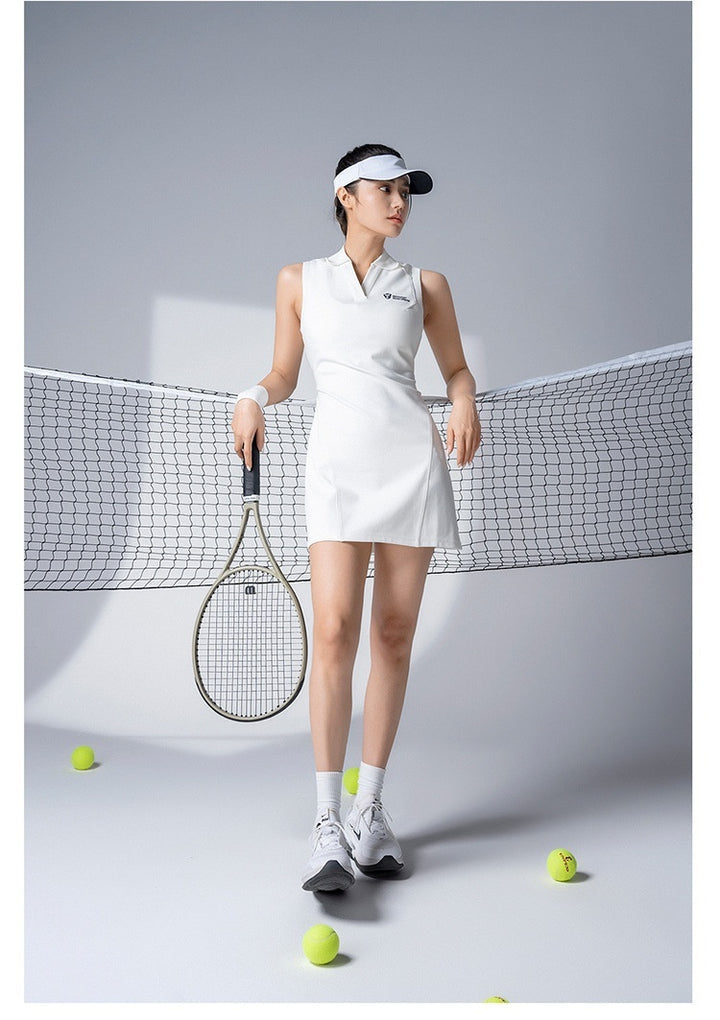 Tennis Skirt Sports Dress Badminton Golf American Leisure Polo Dress