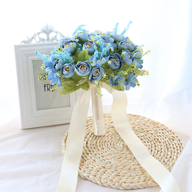 Wedding Bouquet Fake Flowers Photo Props Bouquet Simulation