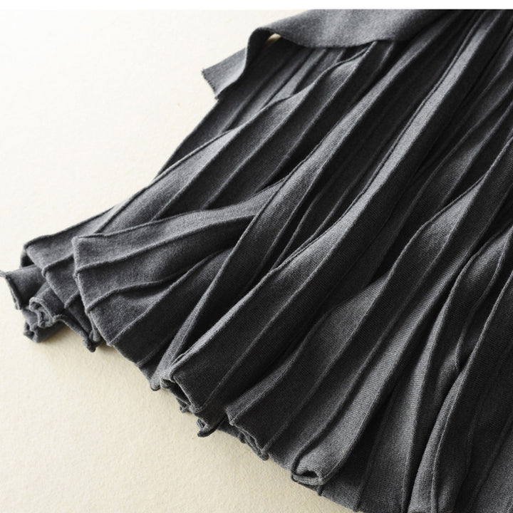 Knit bottom skirt