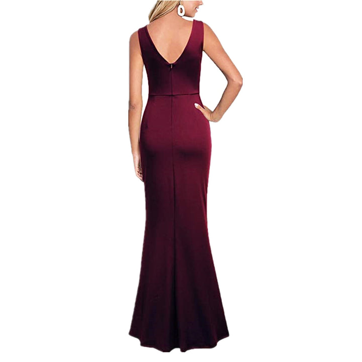 Spaghetti Straps Split Long Dress
