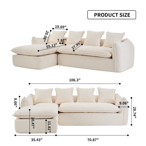 Living Room L-Shape Sofa