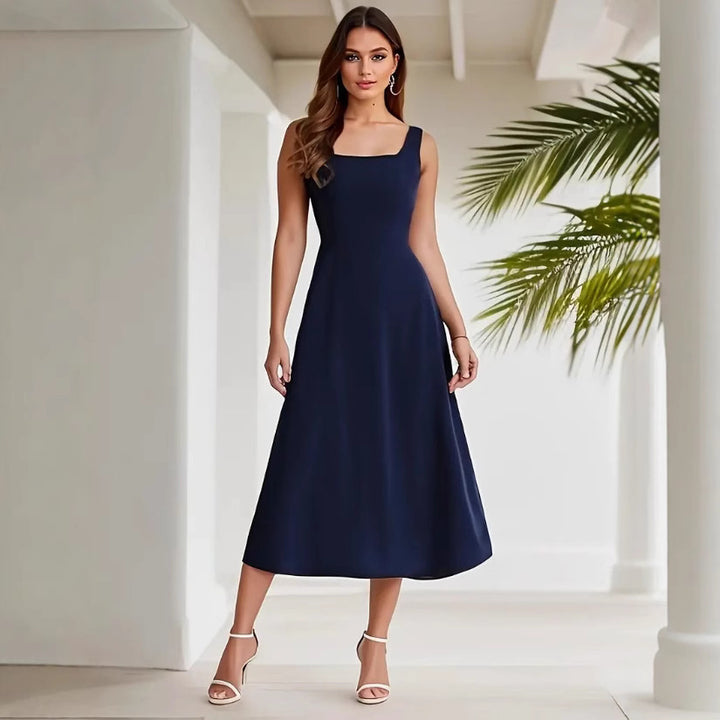 Casual Suspenders Long Dress.