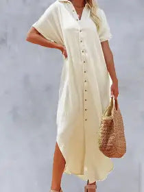 Women's Solid Color Casual Versatile Dress
