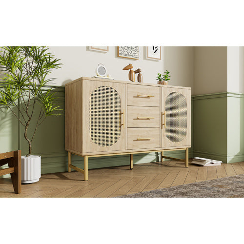 Rattan Side Cabinet.
