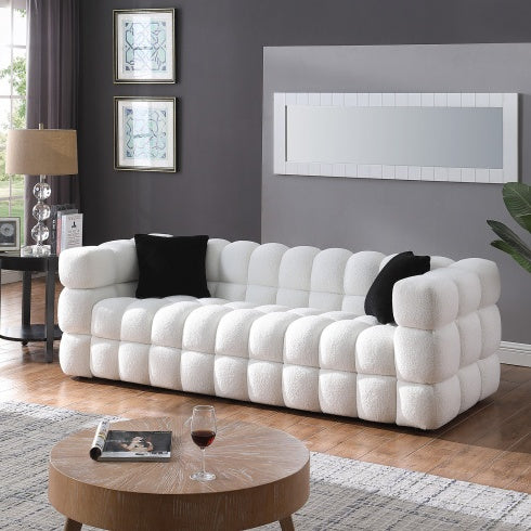 Marshmallow Boucle Sofa 3 Seater