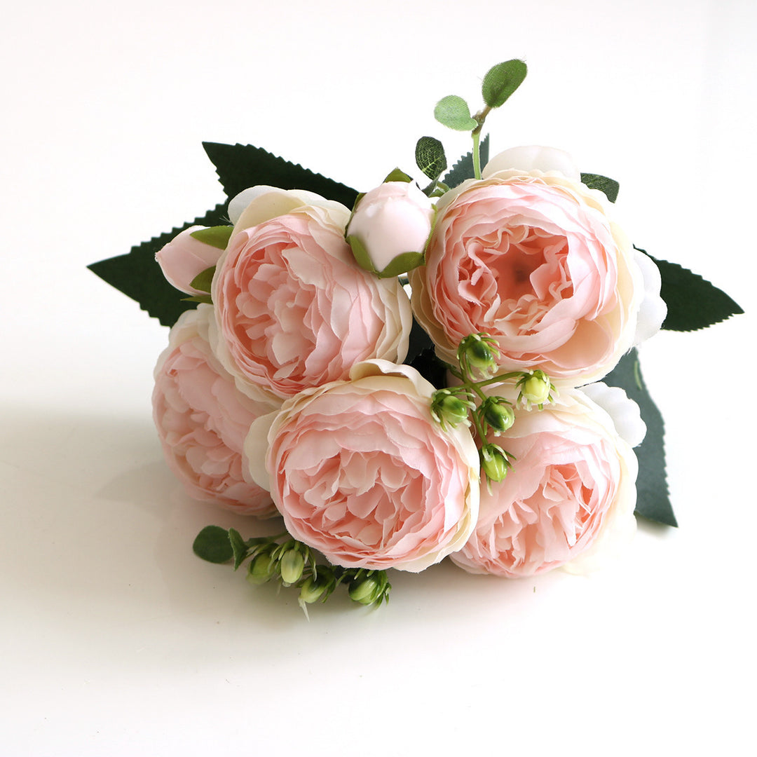 Simulation 5 Small Peony Wedding Home Artificial Flower Ornamental Flower