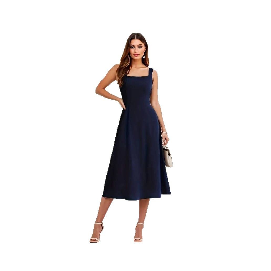 Casual Suspenders Long Dress.