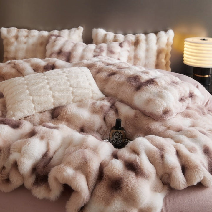 Fur Velvet Four-Piece Bedding Set